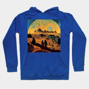 Starry Night in Mos Eisley Tatooine Hoodie